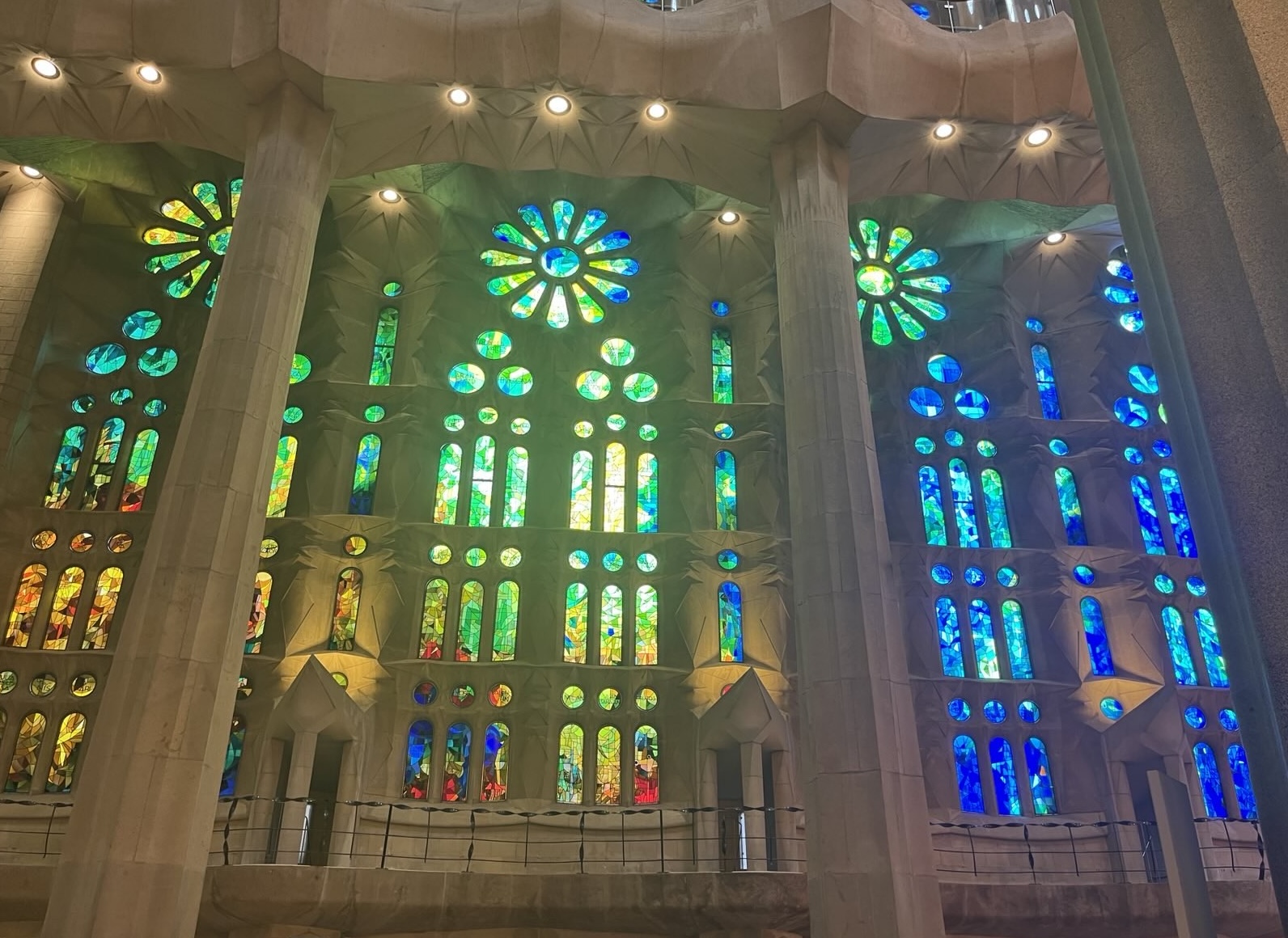 the east windows of the Sagrada Familia